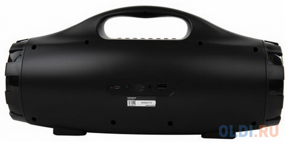 Колонка портативная SONNEN B332, 16 Вт, Bluetooth, FM-тюнер, microSD, MP3-плеер, черная, 513480 фото