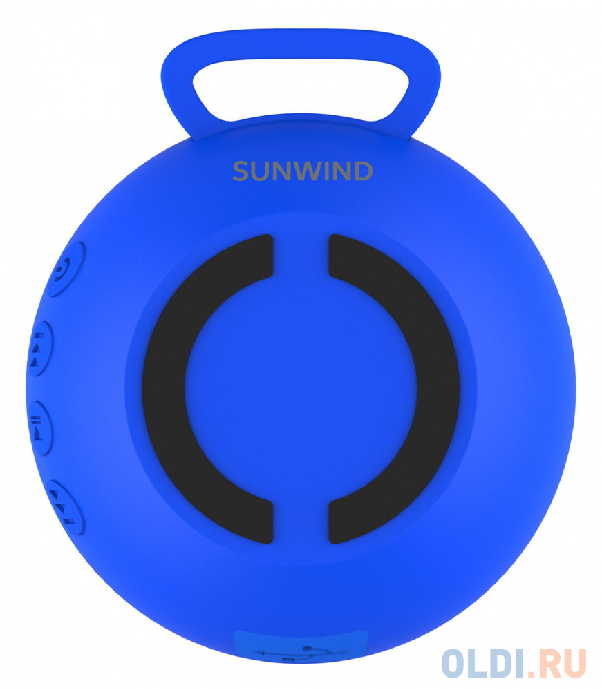 

Колонка порт. SunWind SW-PS103 BL синий 3W 1.0 BT/3.5Jack 10м 400mAh