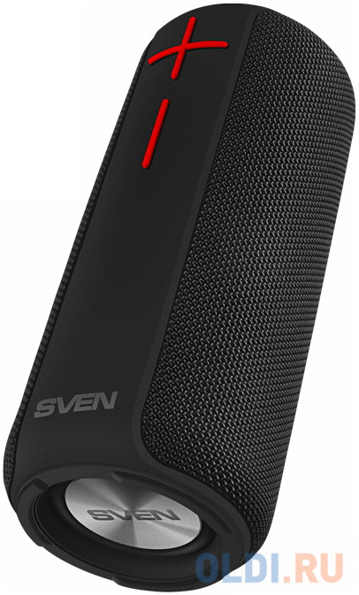 Мобильные колонки Sven PS-215 2.0 чёрные (2x6W, IPx6, USB, Bluetooth, microSD, FM-радио, 2400 мA ) SV-021535 - фото 6