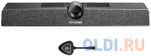 

Саундбар со встроенной камерой Infobit [iCam VB70] AV VB70 USB , All-in-One камера, спикер и микрофон, отслеживание спикера и автофрейминг, беспроводн