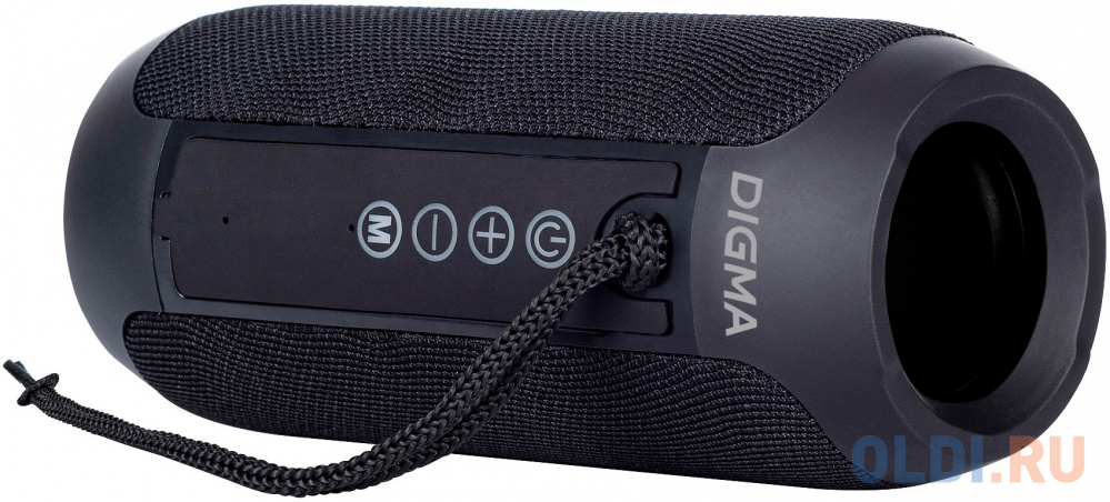 Колонка портативная Digma D-PS1510, 10Вт, черный фото