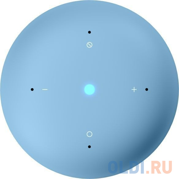 Колонка портативная 1.0 (моно-колонка) VK Нео Голубой, размер 75 x 90 x 75 мм - фото 2