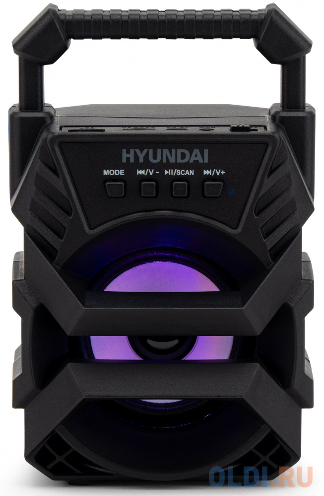 Колонка портативная Hyundai H-PS1000, 9Вт, черный