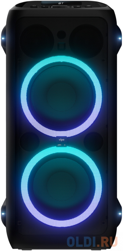 Музыкальная система VIPE NITROX5. 80 Вт. Bluetooth 5.0. 3 режима LED подсветки. 7 цветов. 12 часов без подзарядки. Дисплей. IPX4. FM радио. AUX. USB: плоскогубцы ekto с удлинёнными губками радио 160 мм pl 009 160