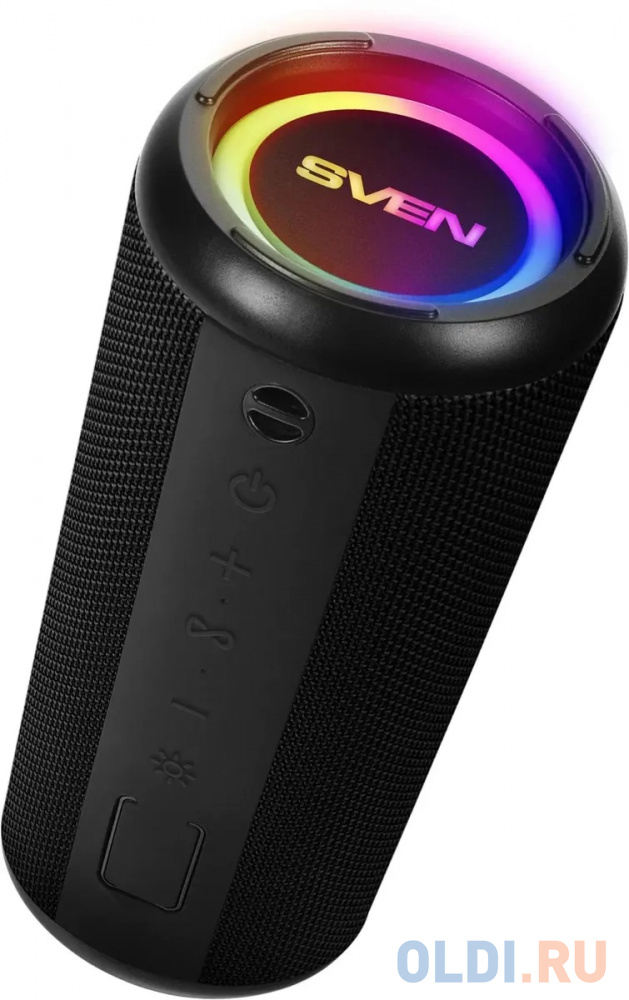 

Мобильные колонки Sven PS-315 2.0 чёрные (2x10W, IPx6, USB, Bluetooth, micro SD, RGB подсветка, 2000 мA)
