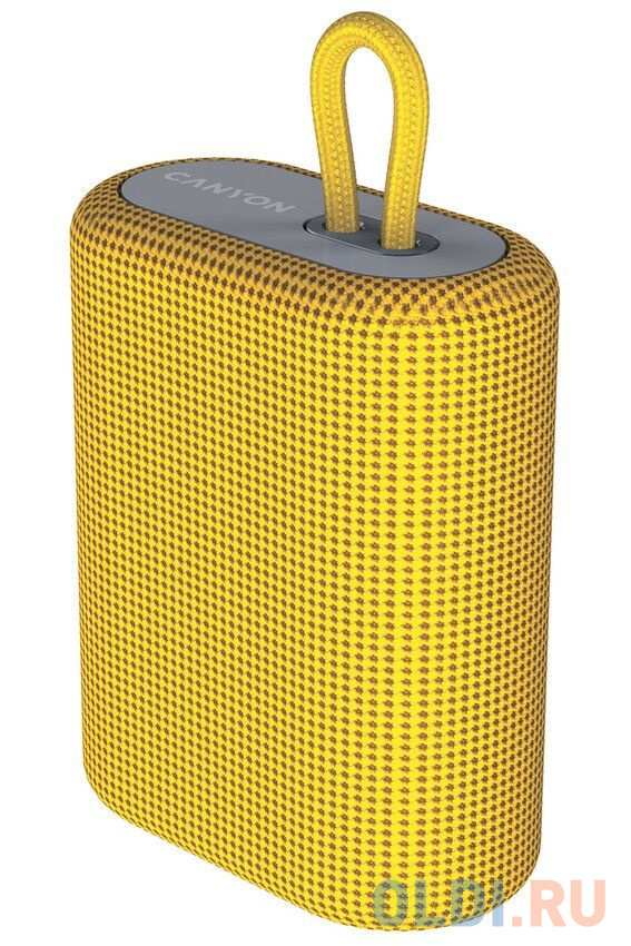 CANYON BSP-4, Bluetooth Speaker, BT V5.0, BLUETRUM AB5365A, TF card support, Type-C USB port, 1200mAh polymer battery, Yellow, cable length 0.42m, 114