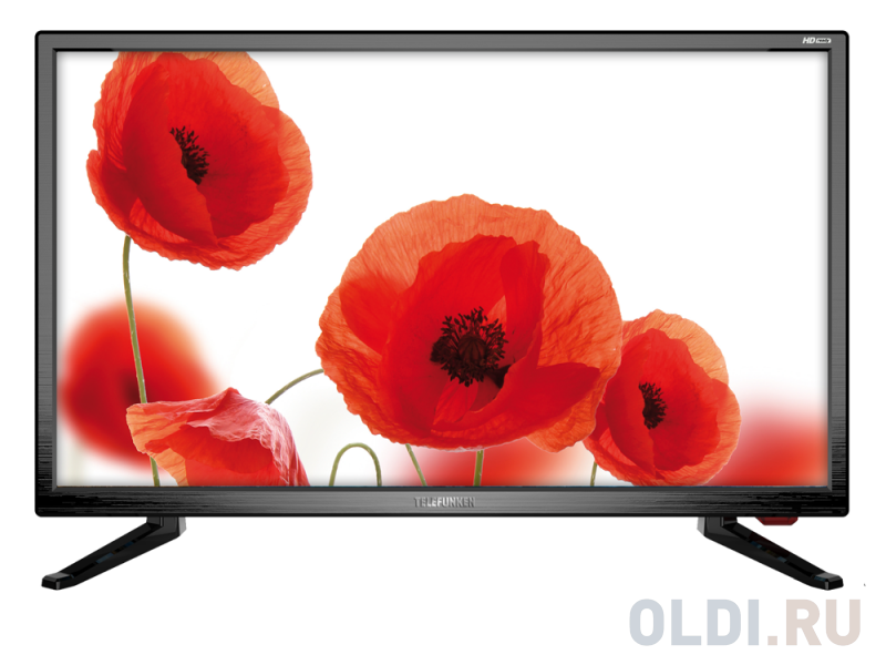 

Телевизор LED 23,6" TELEFUNKEN TF-LED24S37T2 черный, HD Ready 1366 x 768, DVB-C, DVB-T2, DVB-T