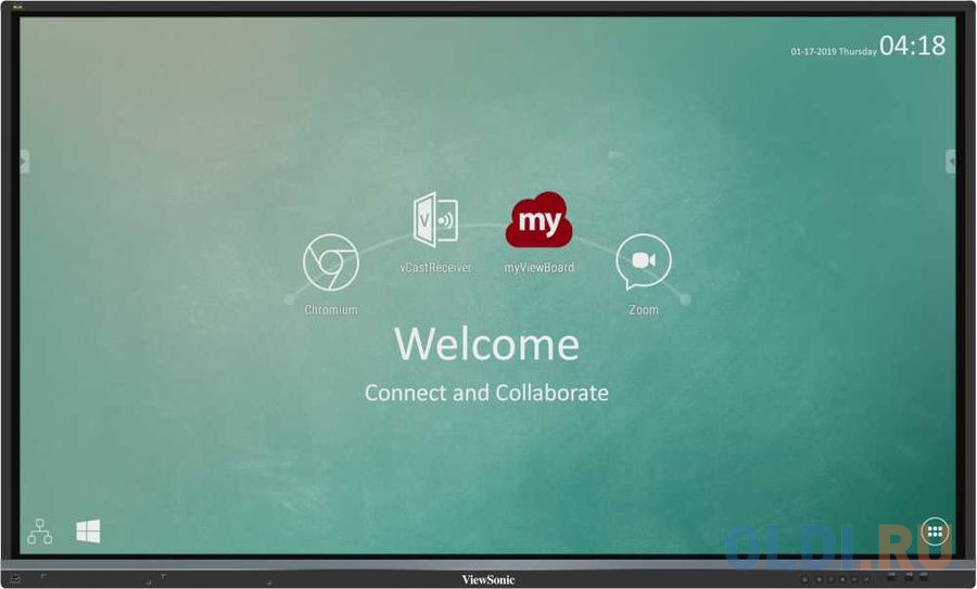 

Телевизор 55" ViewSonic IFP5550-2EP черный 3840x2160 VGA DisplayPort USB RS-232C RJ-45 VS17583