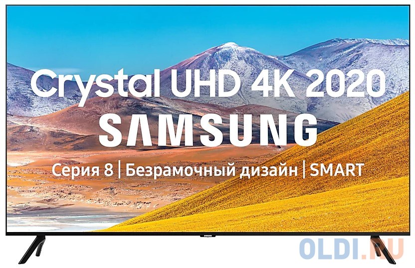 

Телевизор LED 43" Samsung UE43TU8000UXRU черный 3840x2160 Wi-Fi Smart TV RJ-45 Bluetooth