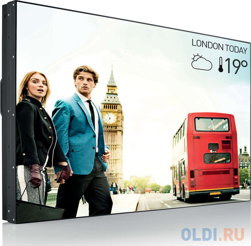 

Профессиональная панель 55" PHILIPS 55BDL1005X/00 Black (LED, 1920x1080, 8 mc, 178°/178°, 500 cd/m, 500000:1, +DisplayPo