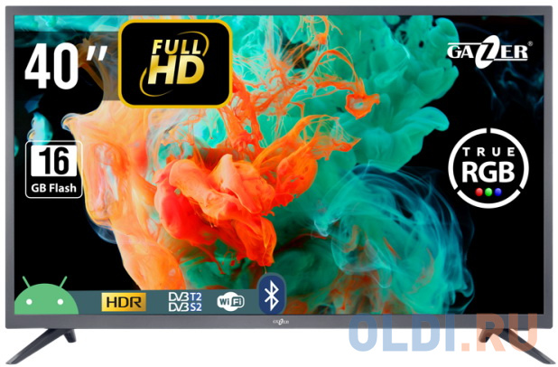 

Телевизор Gazer TV40-FS2G 40" Full HD