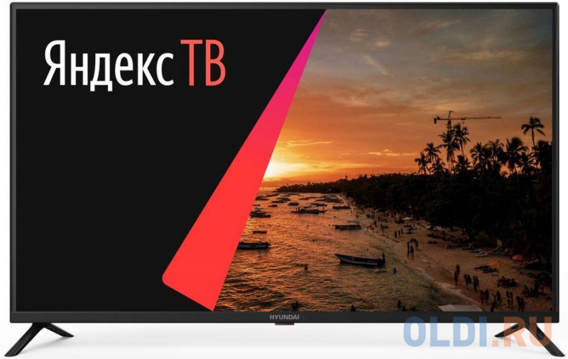 

Телевизор LED Hyundai 43" H-LED43FU7001 Яндекс черный/Ultra HD/60Hz/DVB-T/DVB-T2/DVB-C/DVB-S2/USB/WiFi/Smart TV (RUS)