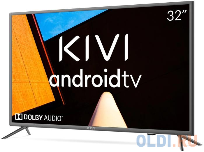 

Телевизор Kivi 32H710KB 32" HD Ready, Серый