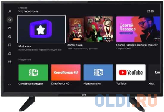 

Телевизор LEFF 32H520T 32" LED HD Ready, Черный