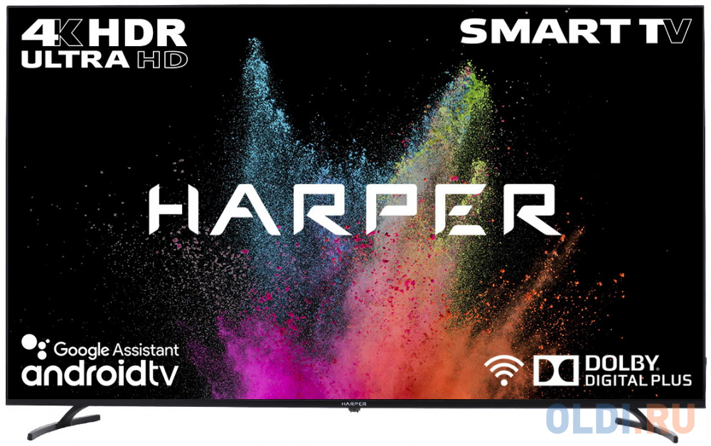 

Телевизор Harper 65U770TS 65" 4K Ultra HD, Черный