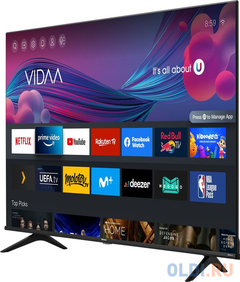 Телевизор Hisense 43A6BG 43" LED 4K Ultra HD фото