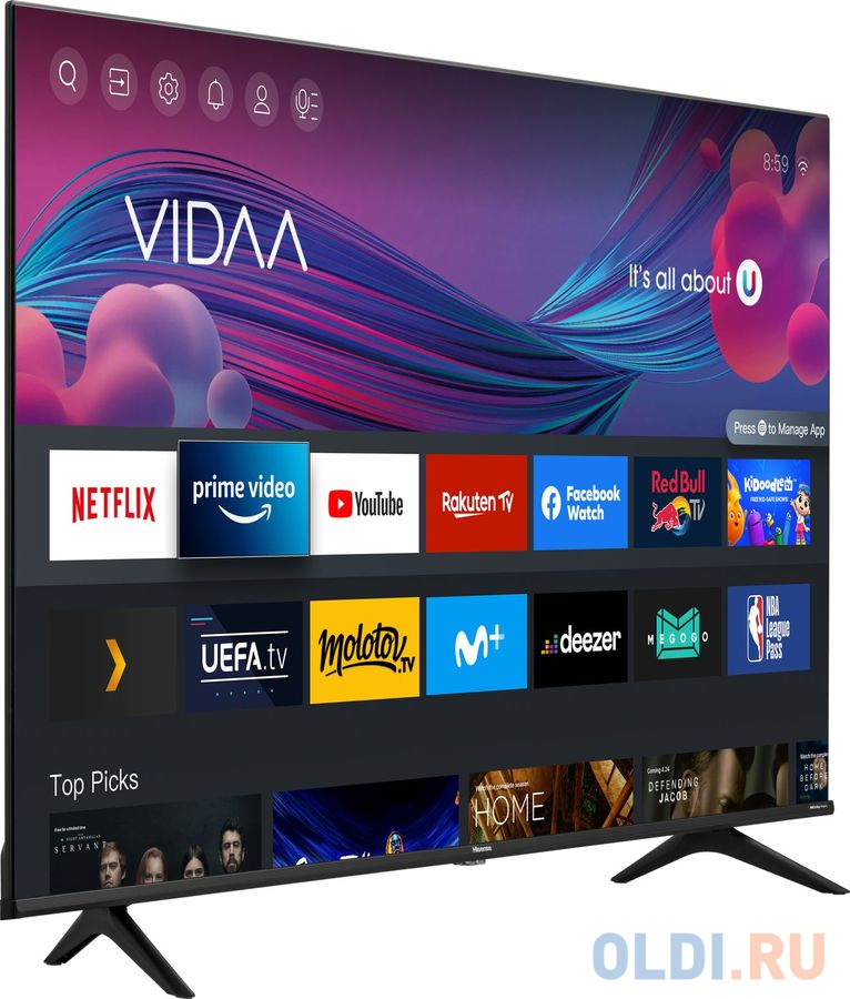 Телевизор Hisense 43A6BG 43" LED 4K Ultra HD фото