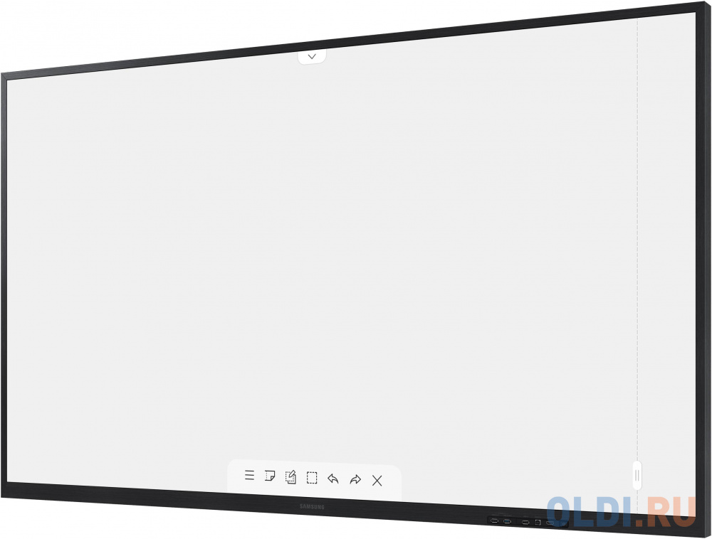 Панель Samsung 75" WM75A Flip Chart черный E-LED BLU LED 8ms 16:9 HDMI матовая 4000:1 350cd 178гр/178гр 3840x2160 Ultra HD USB 40кг (RUS) LH75WMAWLGCXCI - фото 2