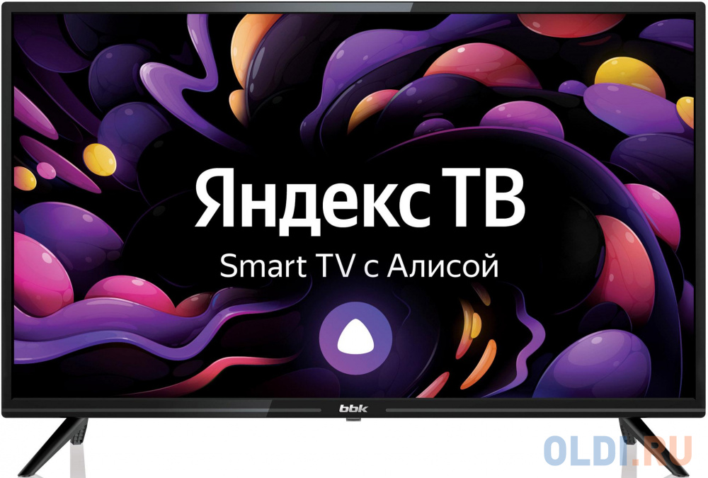 

Телевизор LED BBK 32" 32LEX-7269/TS2C Яндекс.ТВ черный HD READY 50Hz DVB-T2 DVB-C DVB-S2 USB WiFi Smart TV (RUS)