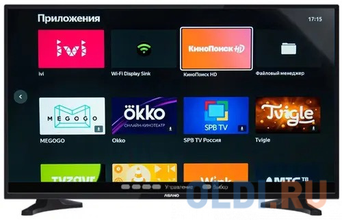 

Телевизор Asano 24LH8020T 24" HD Ready, Черный