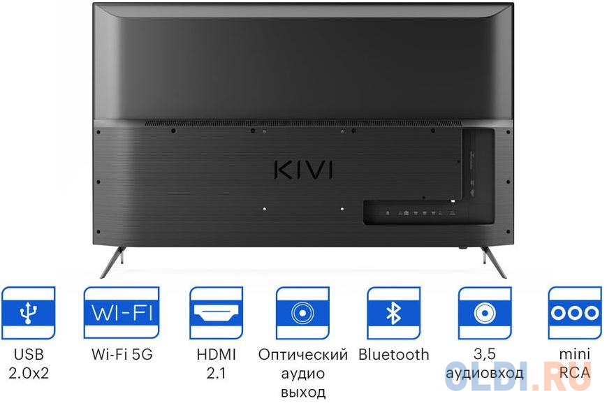 Телевизор Kivi 50U750NB 50" LED 4K Ultra HD фото