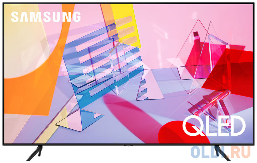 Телевизор QLED Samsung 65" QE65Q60BAUXCE Q черный 4K Ultra HD 60Hz DVB-T2 DVB-C DVB-S2 WiFi Smart TV (RUS) - фото 1