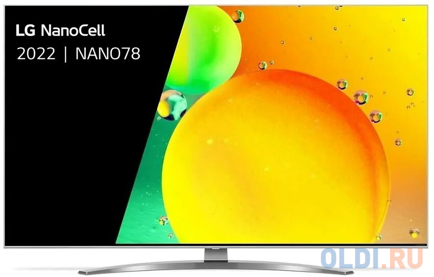 

Телевизор LG 65NANO786QA.ARUB 65" 4K Ultra HD, Серебристый