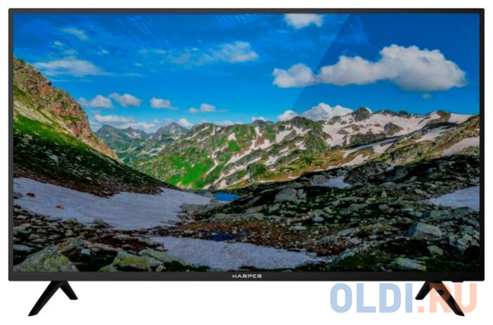 

Телевизор 40" Harper 40F750TS черный 1920x1080 50 Гц Wi-Fi Smart TV RJ-45