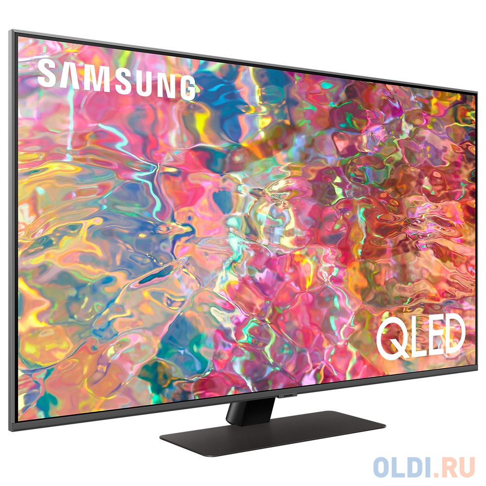 Телевизор 75" Samsung QE75Q80BAUXCE черный 3840x2160 120 Гц Wi-Fi Smart TV 4 х HDMI 2 х USB RJ-45 Bluetooth фото