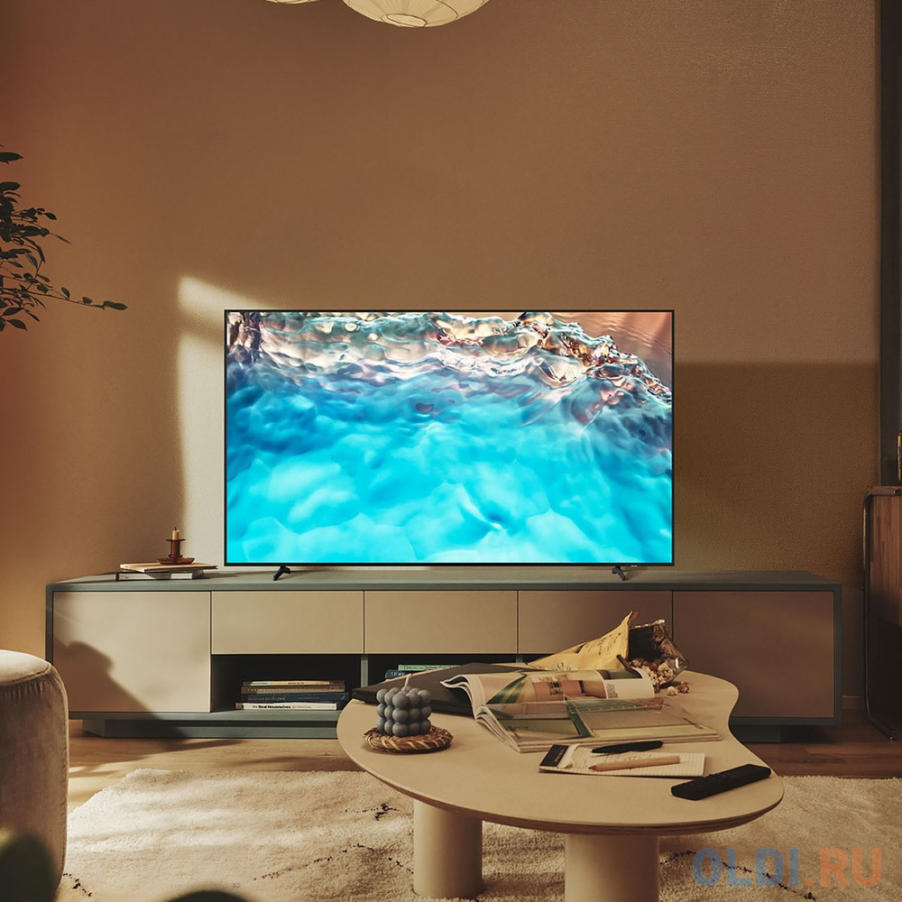 Телевизор LED Samsung 43" UE43BU8000UXCE Series 8 черный 4K Ultra HD 60Hz DVB-T2 DVB-C DVB-S2 USB WiFi Smart TV (RUS) - фото 6