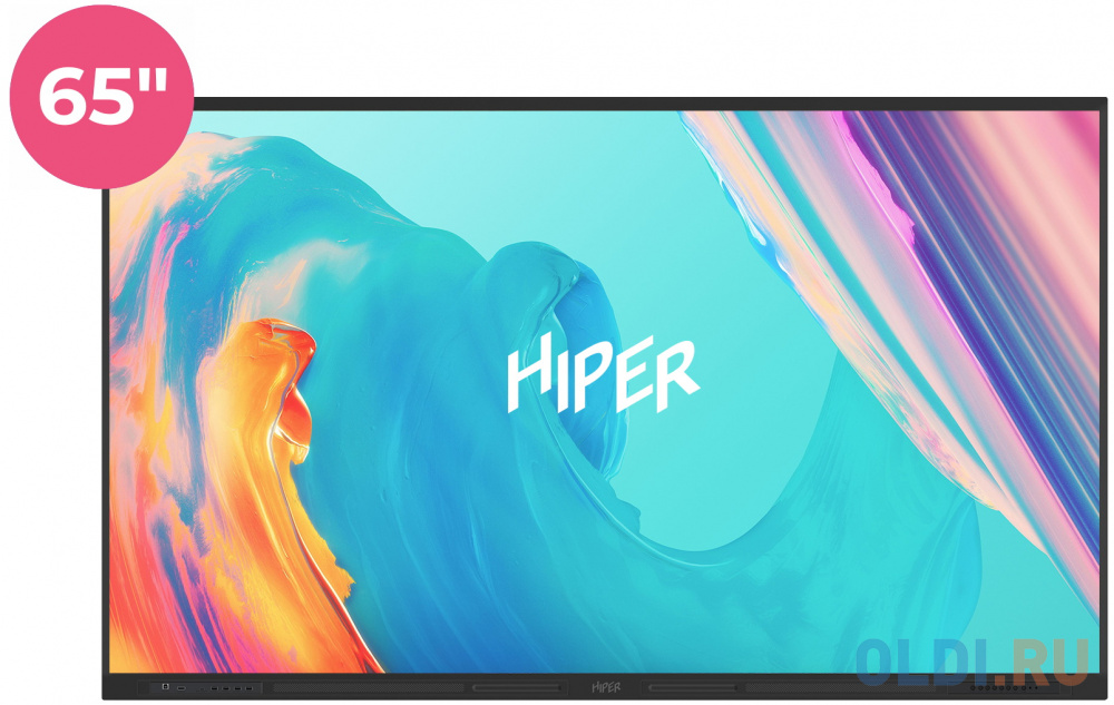 

Профессиональная панель 65" HIPER IFP6501-HE (4K, Multi-Touch, 3840x2160, 8 ms, 178°/178°, 400 cd/m, 5000:1, 4GB+32GB)