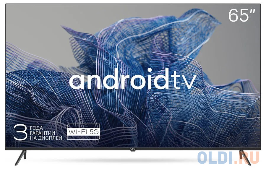 

Телевизор 65" Kivi 65U740NB черный 3840x2160 60 Гц Smart TV Wi-Fi RJ-45 Bluetooth 4 х HDMI