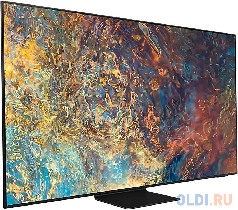 Телевизор Mini LED 85" Samsung QE85QN90BAUXCE черный 3840x2160 120 Гц Smart TV Wi-Fi 3 х HDMI 2 х USB RJ-45 Bluetooth фото