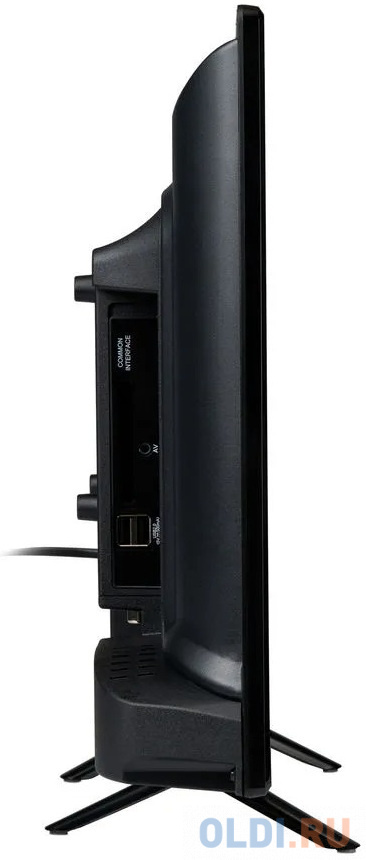 Телевизор LED 24" Hyundai H-LED24BS5001 черный 1366x768 60 Гц Smart TV Wi-Fi 2 х HDMI 2 х USB RJ-45 Bluetooth фото