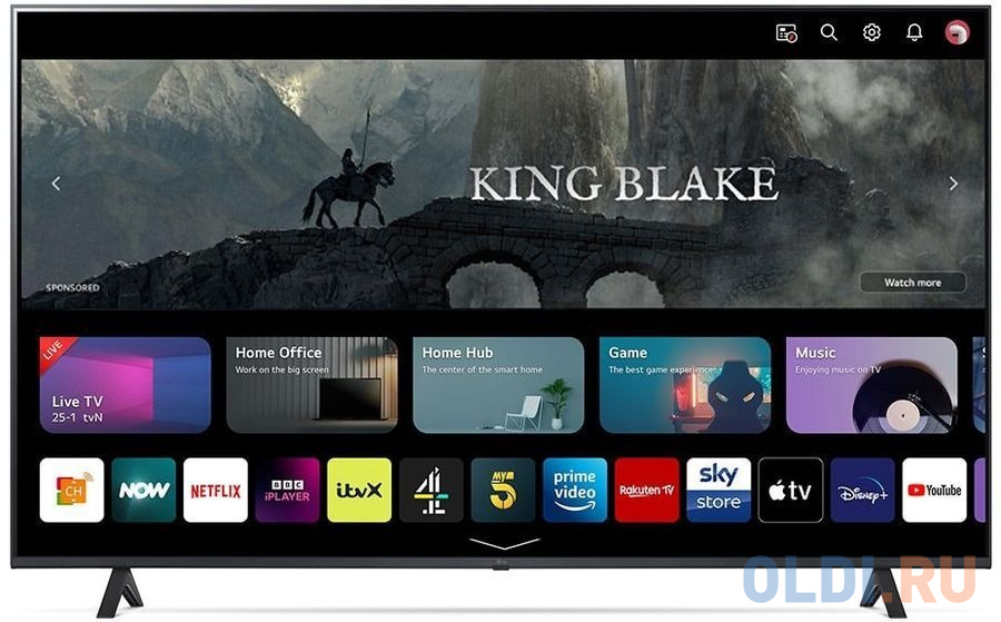 Телевизор LG 75UR78006LK.ARUB 75" 4K Ultra HD фото