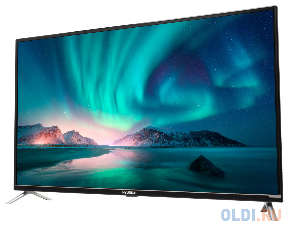 

Телевизор LED Hyundai 43" H-LED43BU7008 Android TV Slim Design черный 4K Ultra HD 60Hz DVB-T DVB-T2 DVB-C DVB-S DVB-S2 USB WiFi Smart TV
