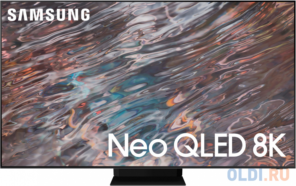 

Телевизор QLED Samsung 85" QE85QN800BUXCE Q черный 8K Ultra HD 120Hz DVB-T2 DVB-C DVB-S2 USB WiFi Smart TV (RUS)
