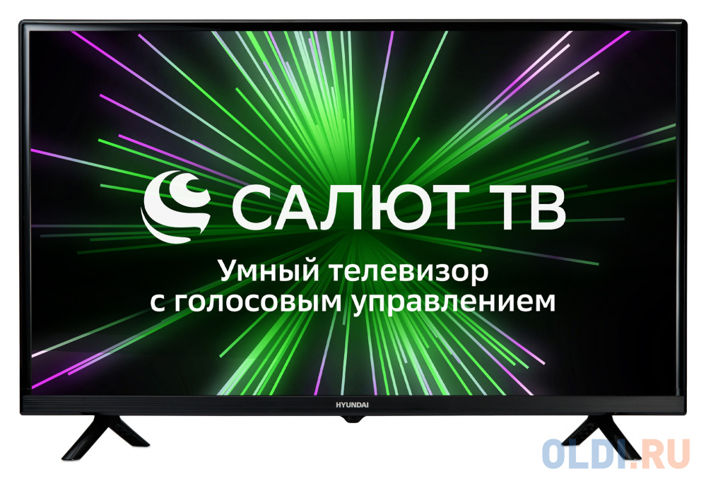 

Телевизор LED Hyundai 32" H-LED32BS5001 Салют ТВ черный HD 60Hz DVB-T DVB-T2 DVB-C DVB-S DVB-S2 USB WiFi Smart TV