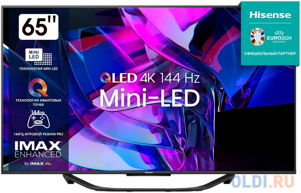 

Телевизор MINI-LED STEP-UP 65" 65U7KQ HISENSE