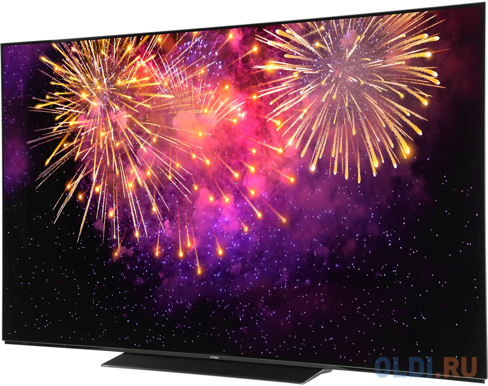 Телевизор OLED Hyundai 65&quot; H-LED65OBU7700 Android TV Frameless черный/черный 4K Ultra HD 120Hz DVB-T DVB-T2 DVB-C DVB-S DVB-S2 USB WiFi Smart TV Вид№2