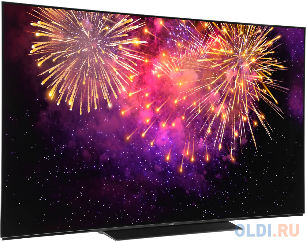 Телевизор OLED Hyundai 65&quot; H-LED65OBU7700 Android TV Frameless черный/черный 4K Ultra HD 120Hz DVB-T DVB-T2 DVB-C DVB-S DVB-S2 USB WiFi Smart TV Вид№3