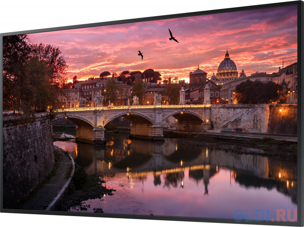 Панель Samsung 65&quot; QB65B черный VA LED 8ms 16:9 DVI HDMI M/M матовая 350cd 178гр/178гр 3840x2160 DP RCA 4K USB 24.9кг Вид№2