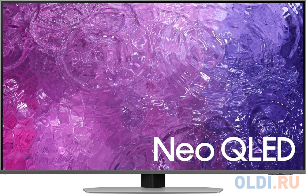 Телевизор QLED Samsung 50" QE50QN90CAUXCE Series 9 серебристый 4K Ultra HD 120Hz DVB-T2 DVB-C DVB-S2 USB WiFi Smart TV (RUS) - фото 1