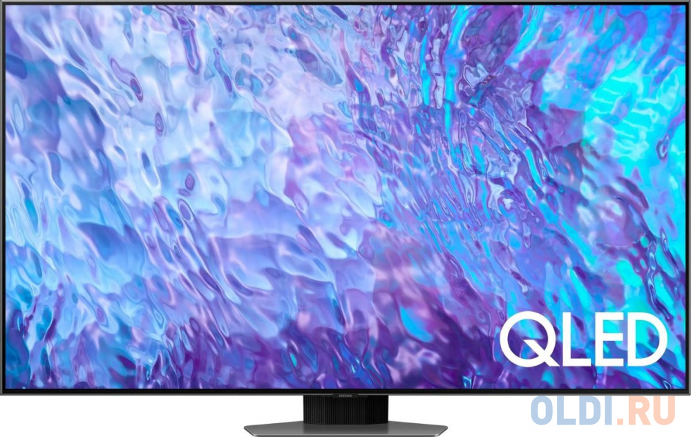 

Телевизор QLED Samsung 65" QE65Q80CAUXCE Series 8 серебристый 4K Ultra HD 100Hz DVB-T2 DVB-C DVB-S2 USB WiFi Smart TV (RUS)