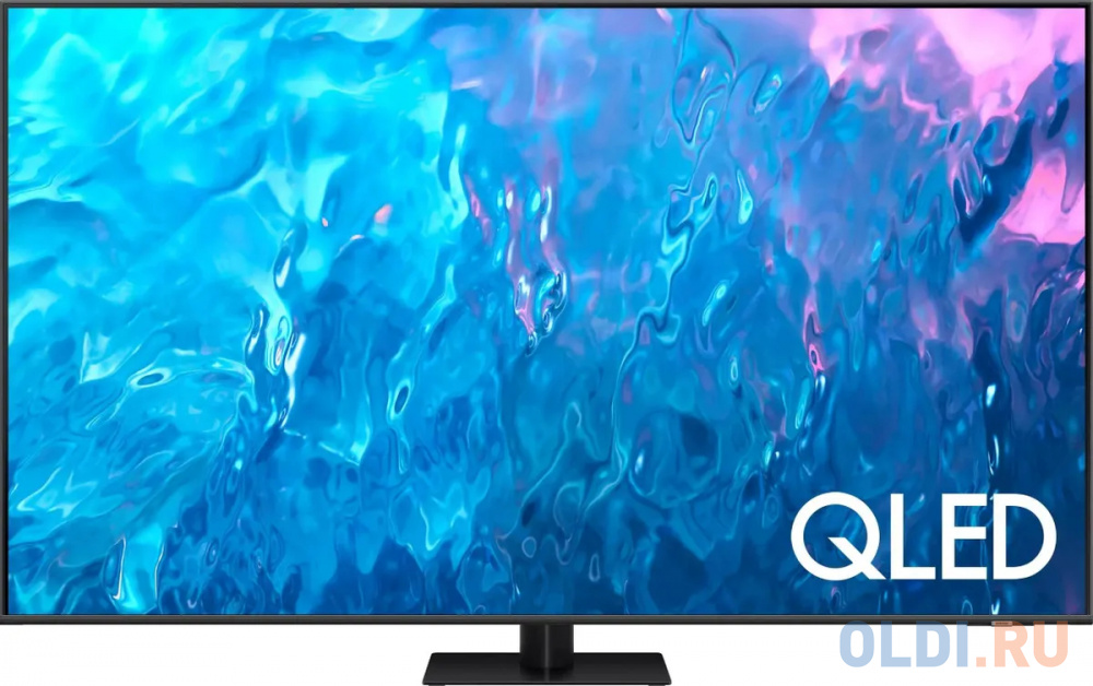 Телевизор QLED Samsung 65" QE65Q70CAUXUZ Series 7 серый/черный 4K Ultra HD 100Hz DVB-T DVB-T2 DVB-C DVB-S DVB-S2 USB WiFi Smart TV - фото 1