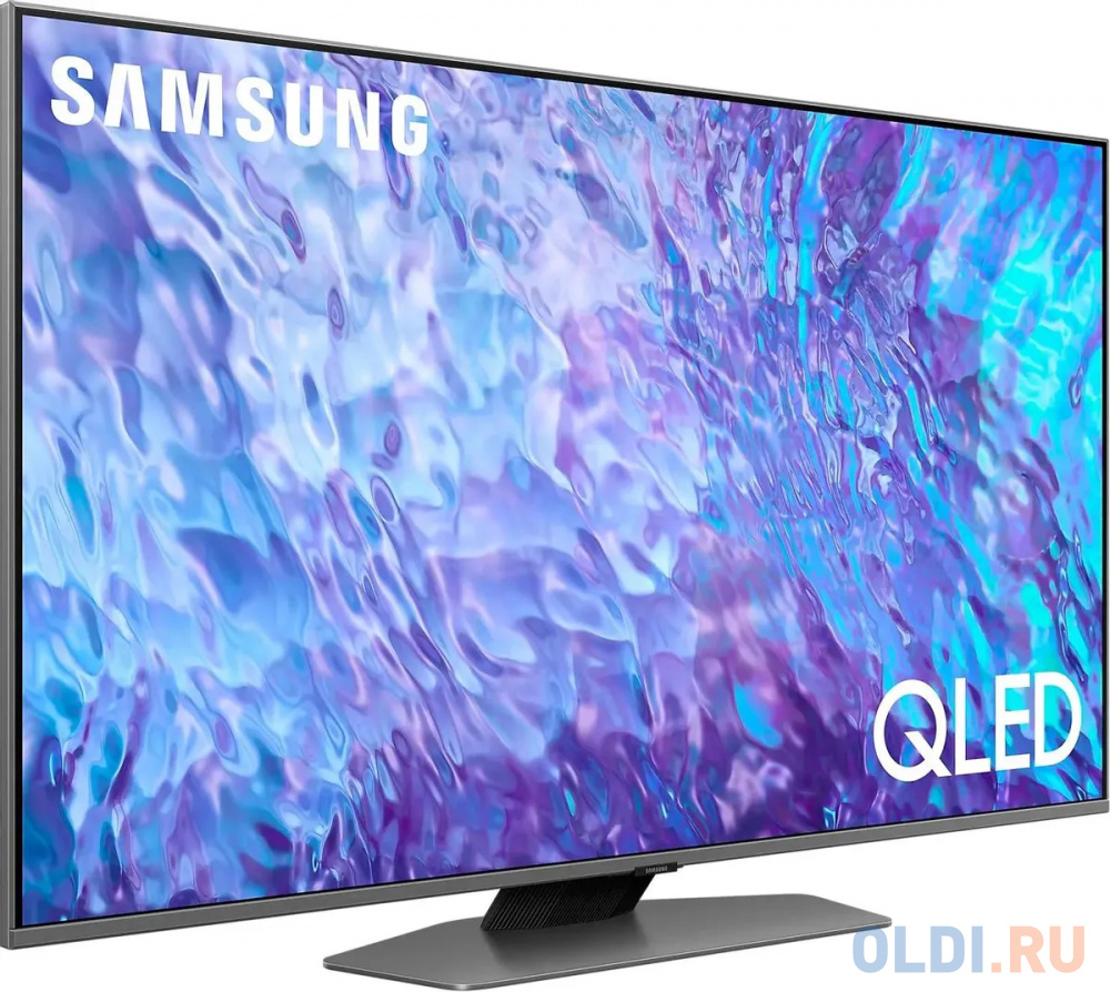 Телевизор QLED Samsung 50" QE50Q80CAUXRU Series 8 черненое серебро 4K Ultra HD 60Hz DVB-T2 DVB-C DVB-S2 USB WiFi Smart TV - фото 2