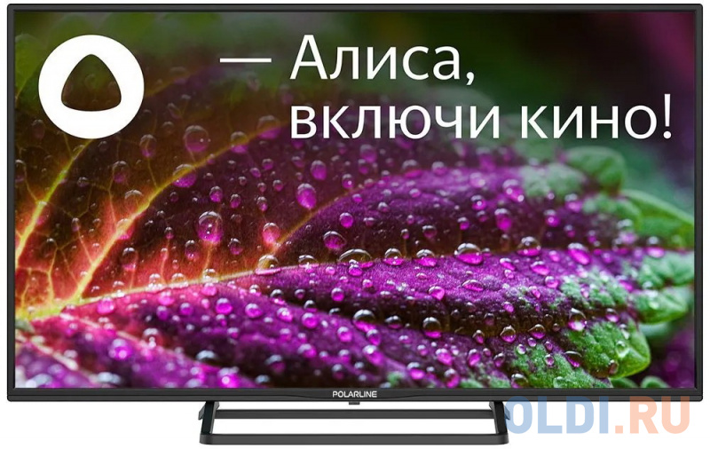 Телевизор LED PolarLine 40&quot; 40PL53TC-SM белый FULL HD 60Hz DVB-T DVB-T2 DVB-C (RUS) черный Вид№2