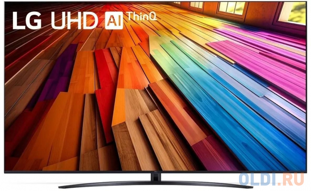 Телевизор LED LG 86" 86UT81006LA.ARUB черный 4K Ultra HD 60Hz DVB-T DVB-T2 DVB-C DVB-S2 USB WiFi Smart TV