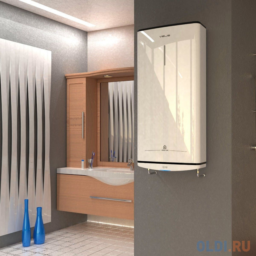 

Водонагреватель Ariston Velis Tech Inox R ABS 80 2кВт 80л электрический настенный/белый