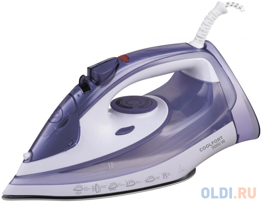 

Утюг Coolfort CF-3409 3000Вт сиреневый/белый